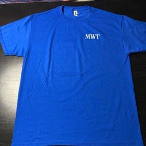 Blue Men's “Meli World Traver” T-Shirt size L